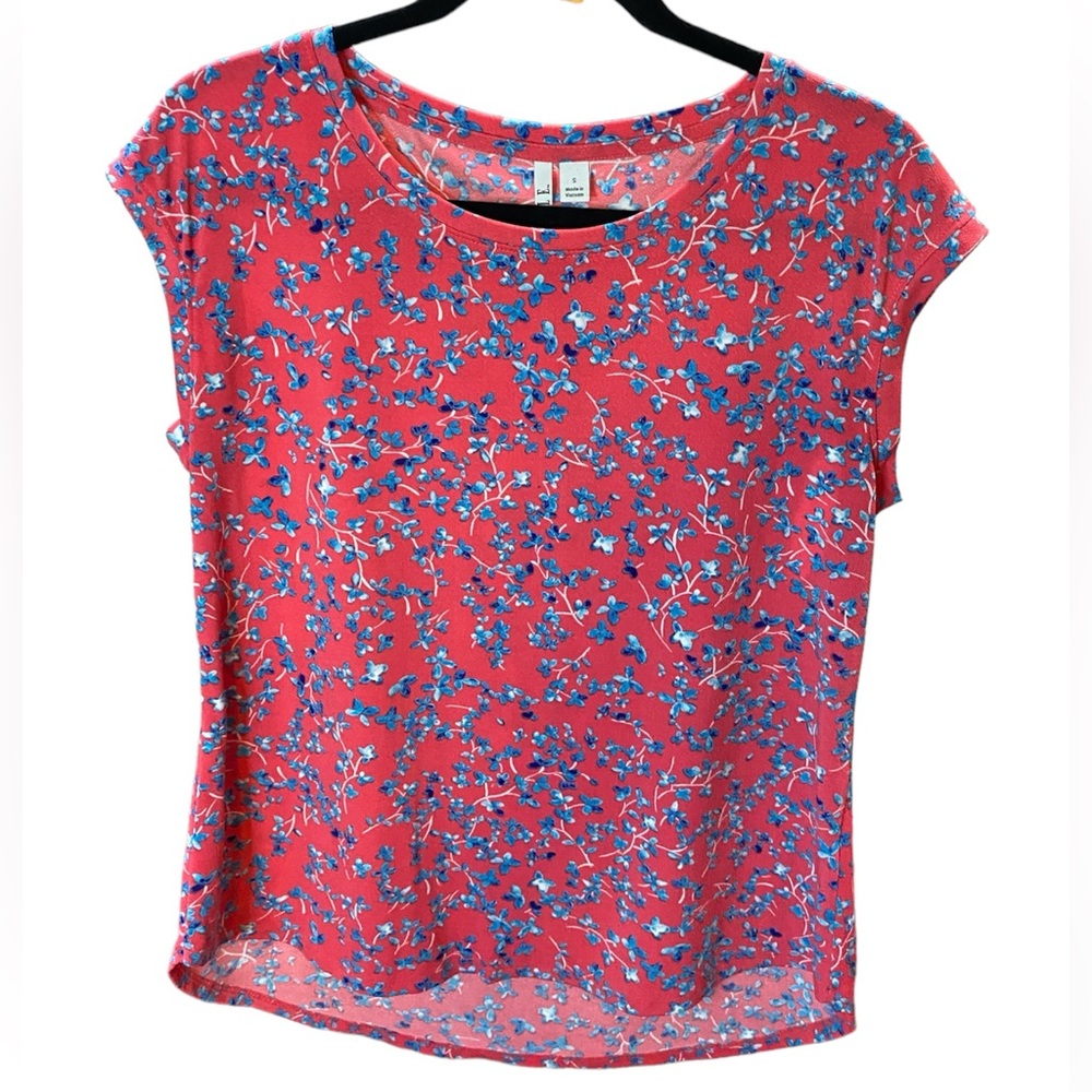 Elle Pink And Blue Top